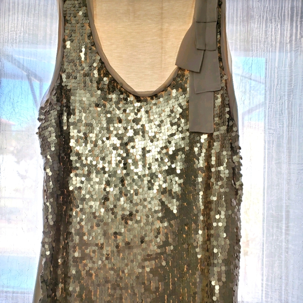Golden New York and Company dressy tank.